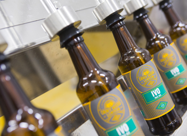 Orbit Beers' Ivo on the bottling line